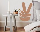 Victory Sign Nursery Vinyl Decal Children Sticker